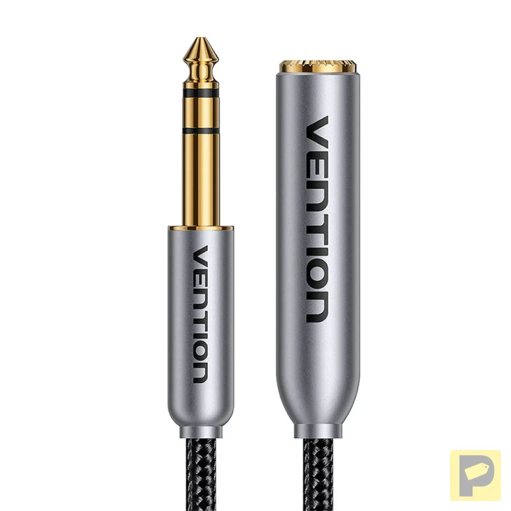 Audio cable 6.35mm male to female Vention 1m