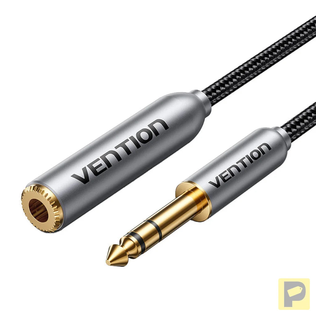 Audio cable 6.35mm male to female Vention 1m