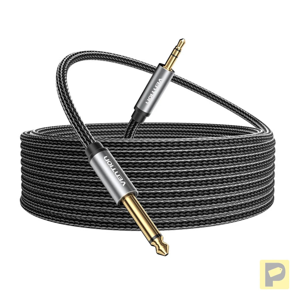 Audio cable mini jack 3.5mm male to jack 6.35mm male Vention BCYHI 3m