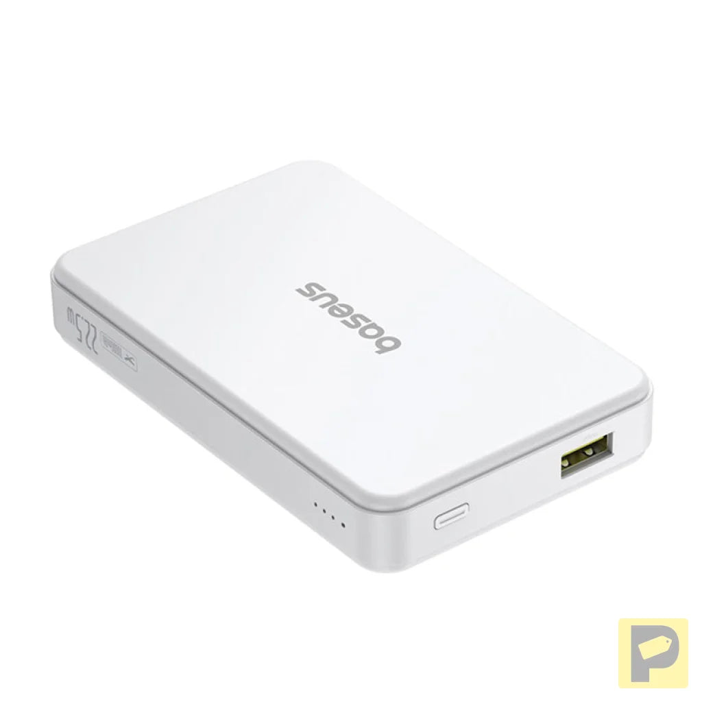 Baseus Airpow2 Qi2 magnetic powerbank 10000mAh 22.5W (white)