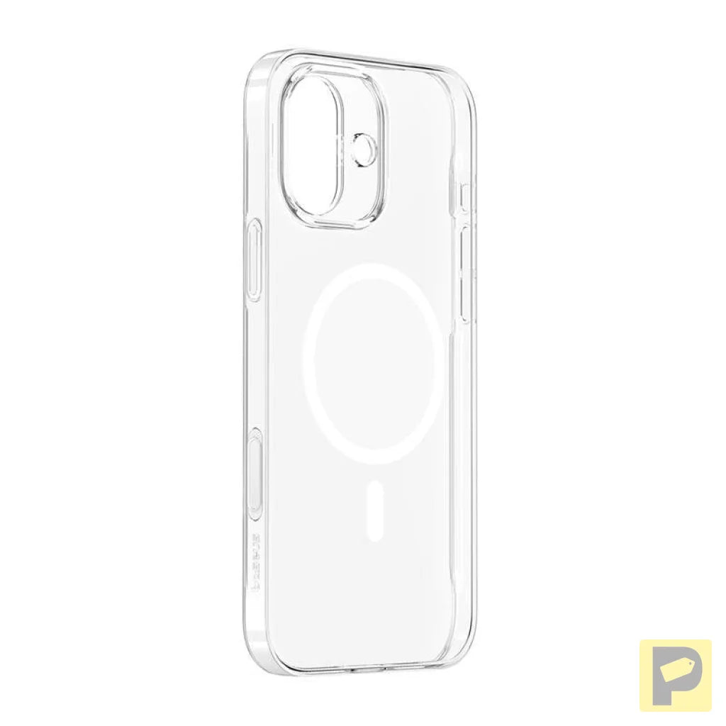 Baseus iP16 TouchButton Magnetic Phone Case (transparent)