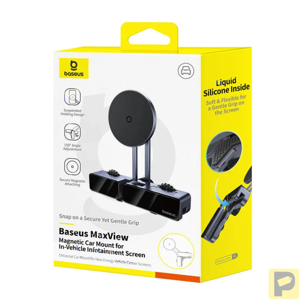 Baseus MaxView magnetic car screen holder (gray)