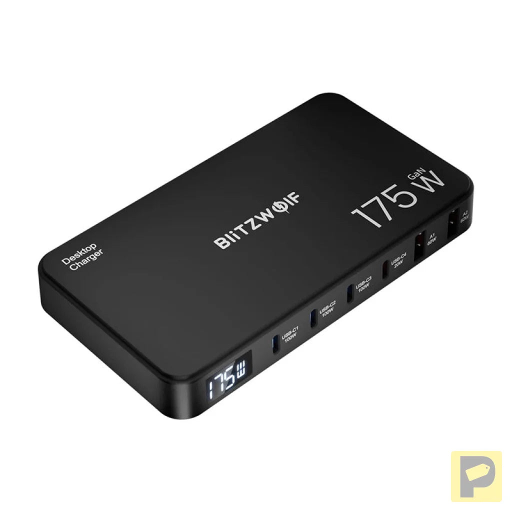 Blitzwolf BW-S30 6-in-1 Charging Station 4xUSB-C + 2xUSB 175W