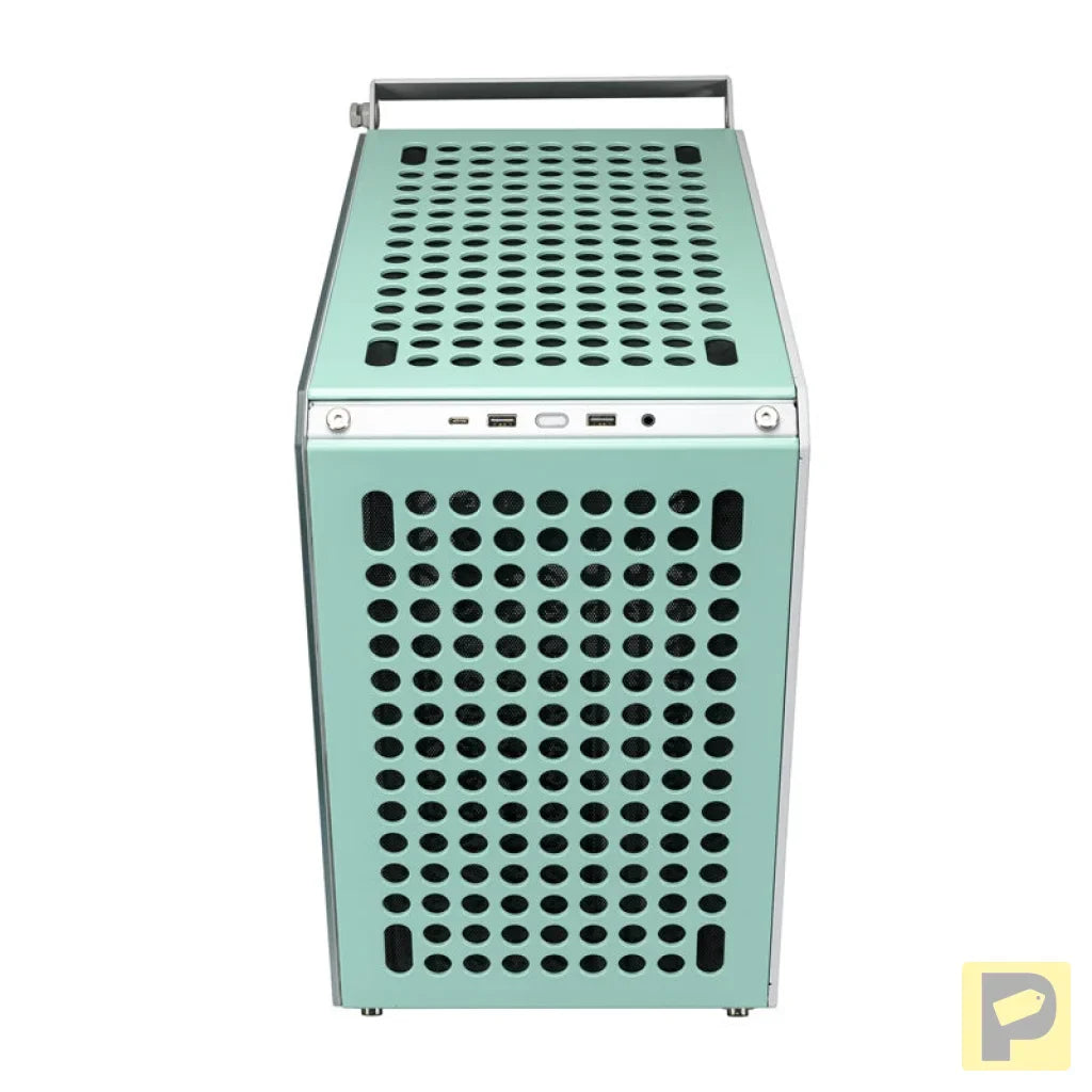 Cooler Master Qube 500 Flatpack Macaron computer case (green)