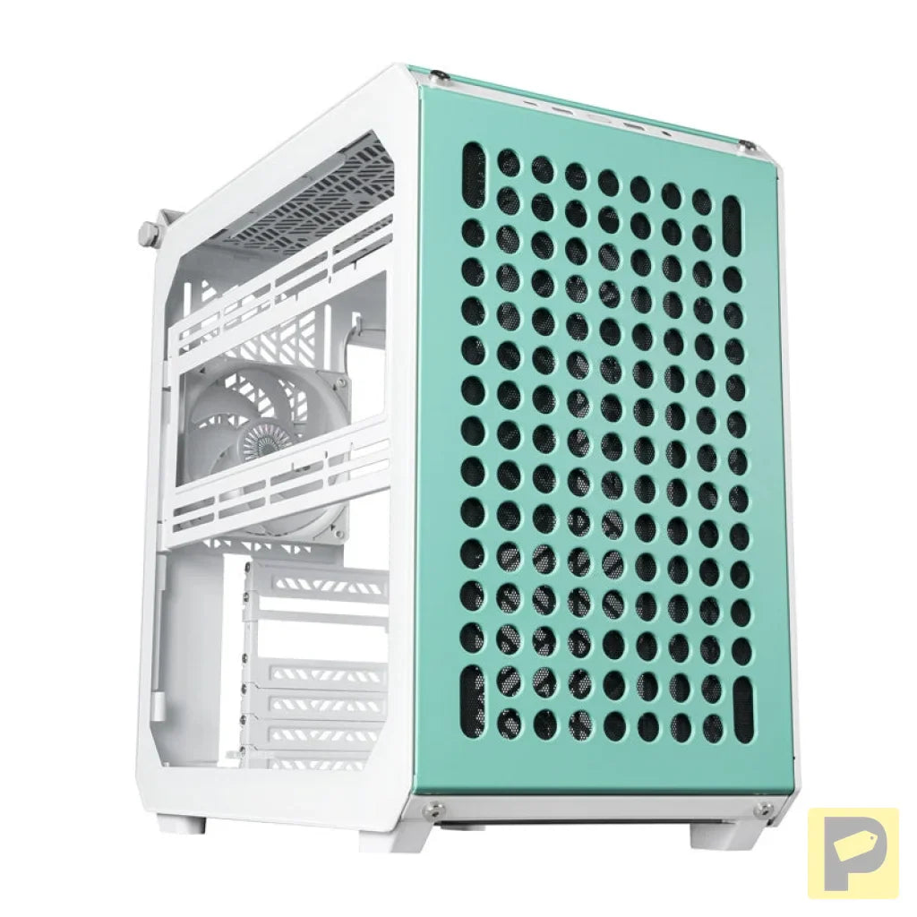 Cooler Master Qube 500 Flatpack Macaron computer case (green)