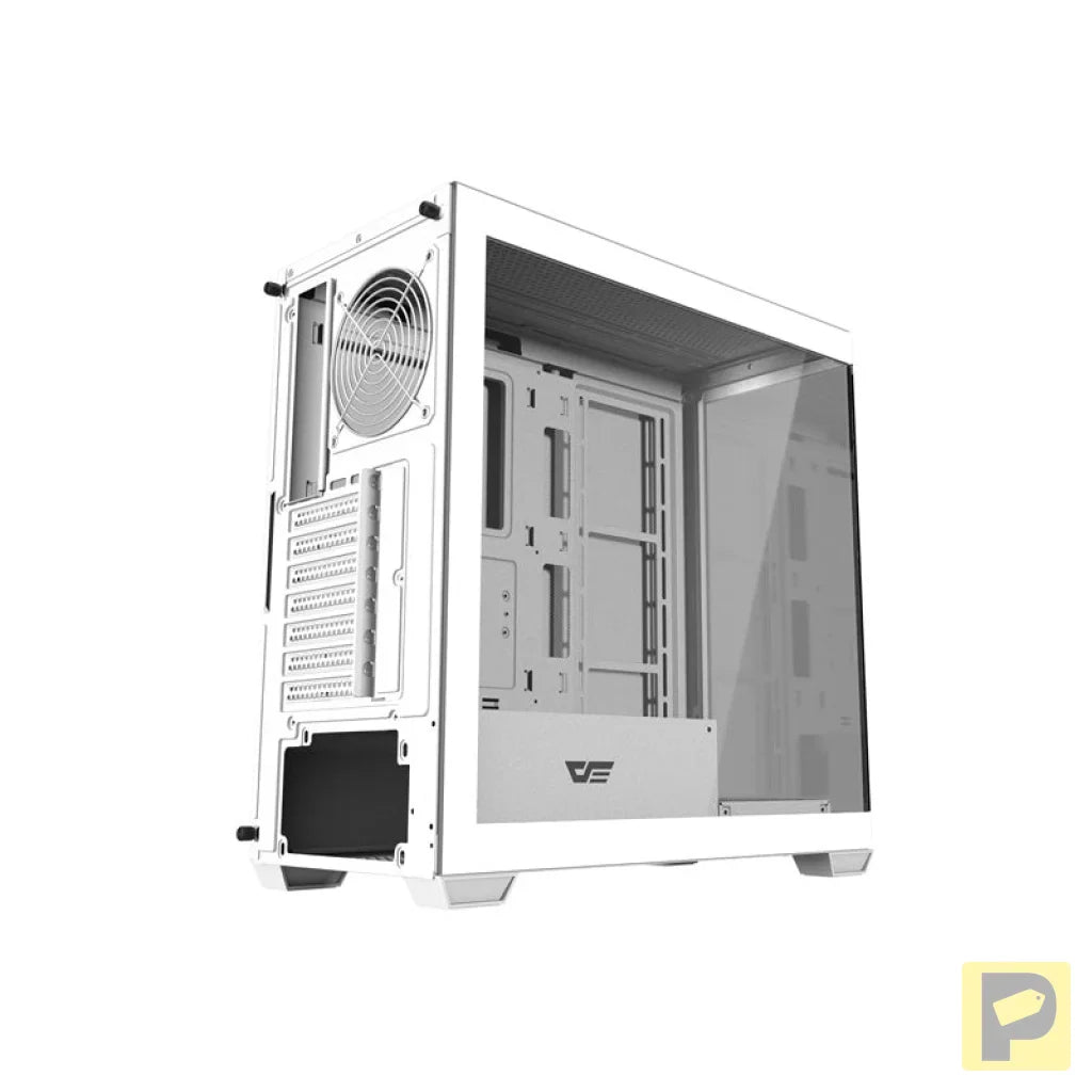 Darkflash DS900W computer case without fans (White)