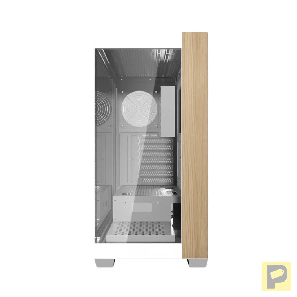 Darkflash DS900W computer case without fans (White)