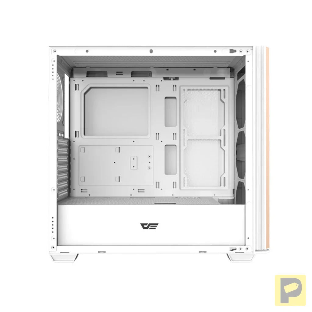 Darkflash DS900WS ATX computer case without fans (White)