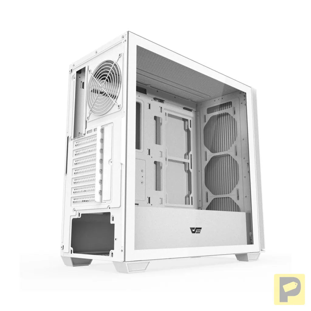Darkflash DS900WS ATX computer case without fans (White)