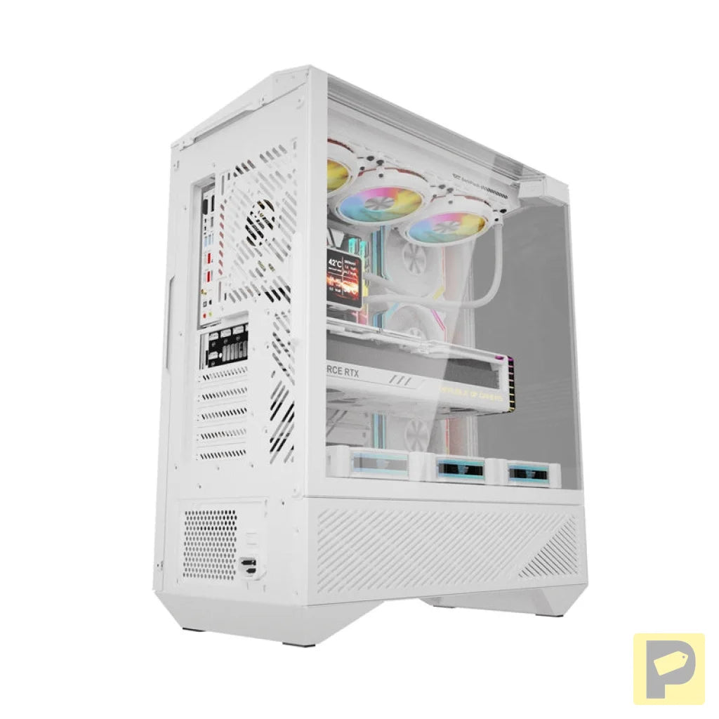 Darkflash DY460 computer case (White) + 4 ARGB fans