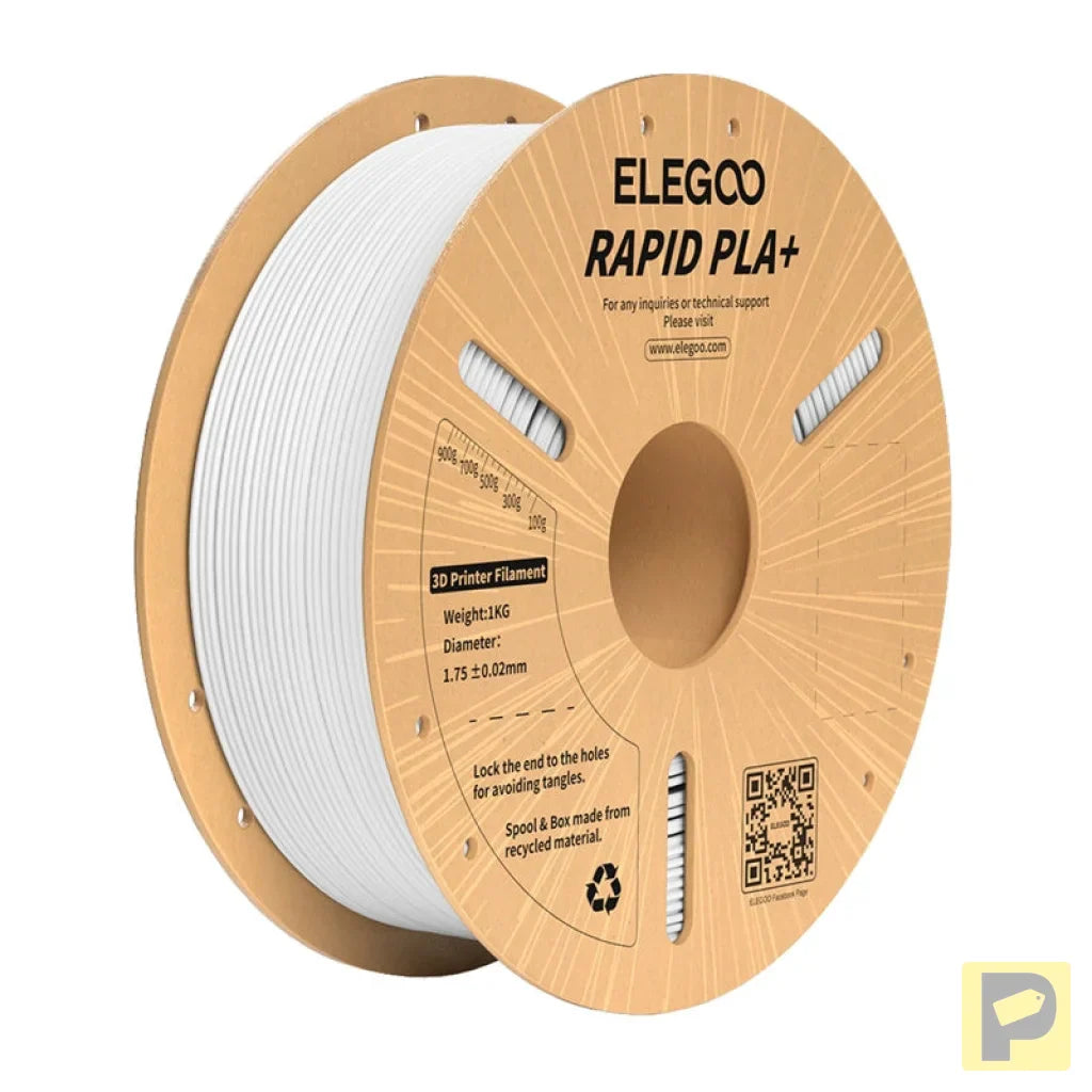 ELEGOO Rapid PLA+ Filament (White)
