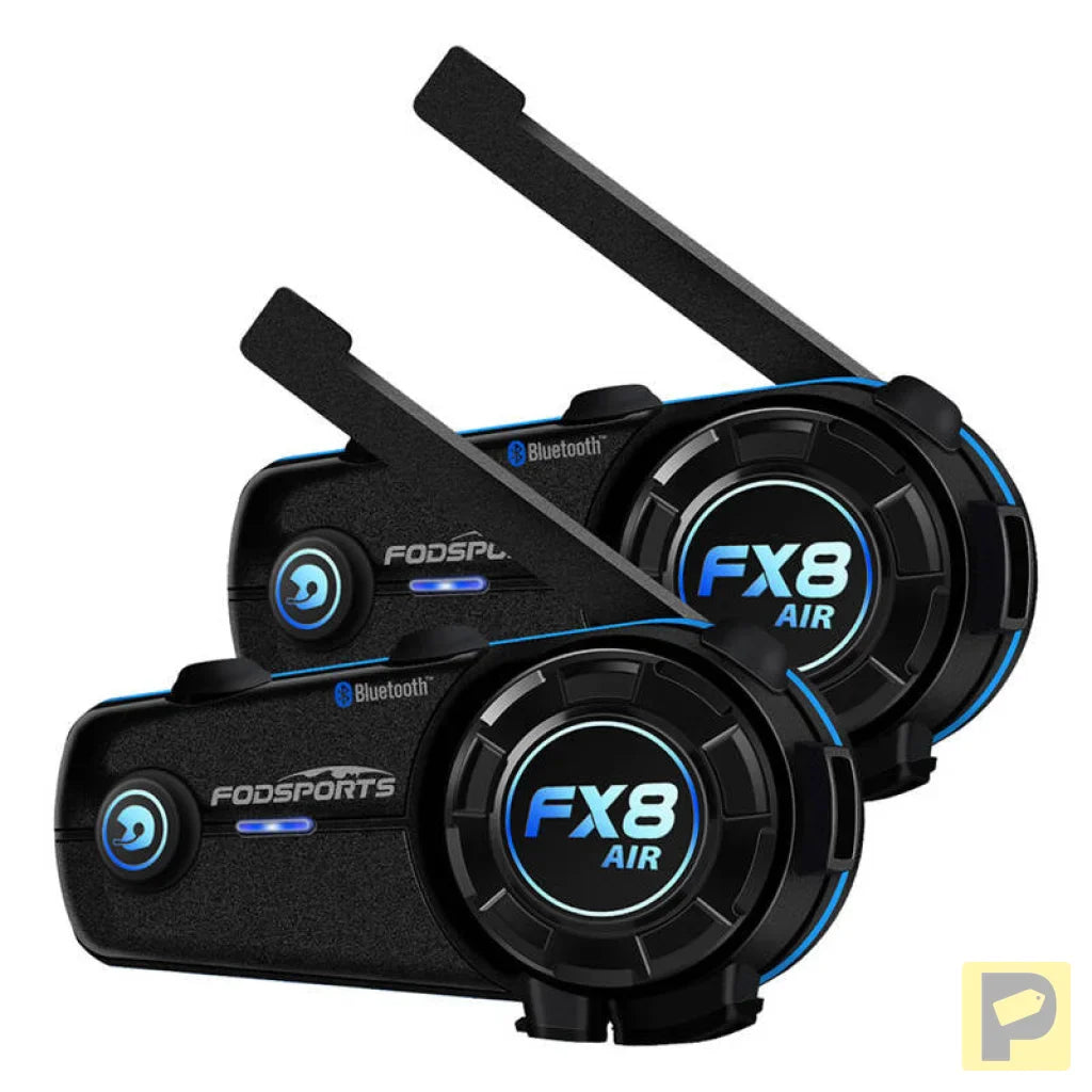 Fodsports FX8 Air motorcycle intercom two-pack (black)