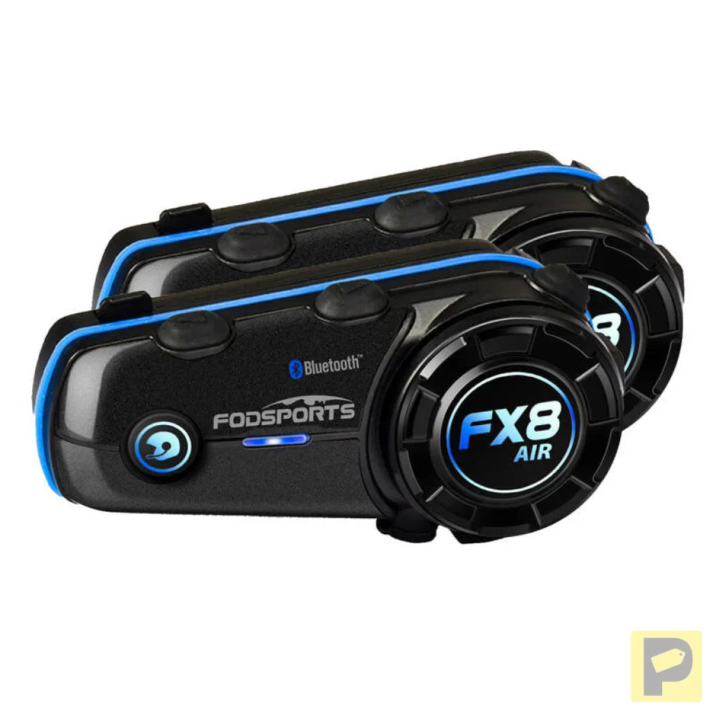 Fodsports FX8 Air motorcycle intercom two-pack (black)