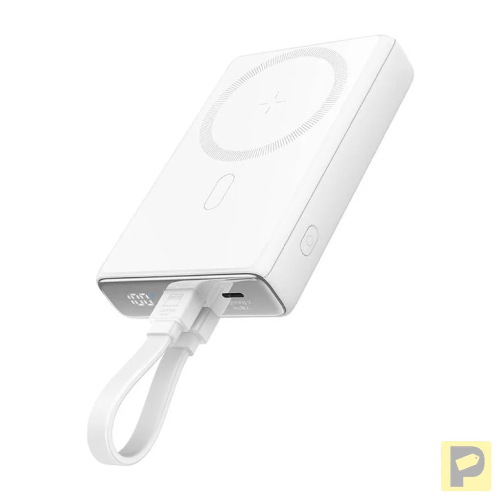 Joyroom magnetic powerbank with stand JR-PBM01, 20W, 10000mA (white)