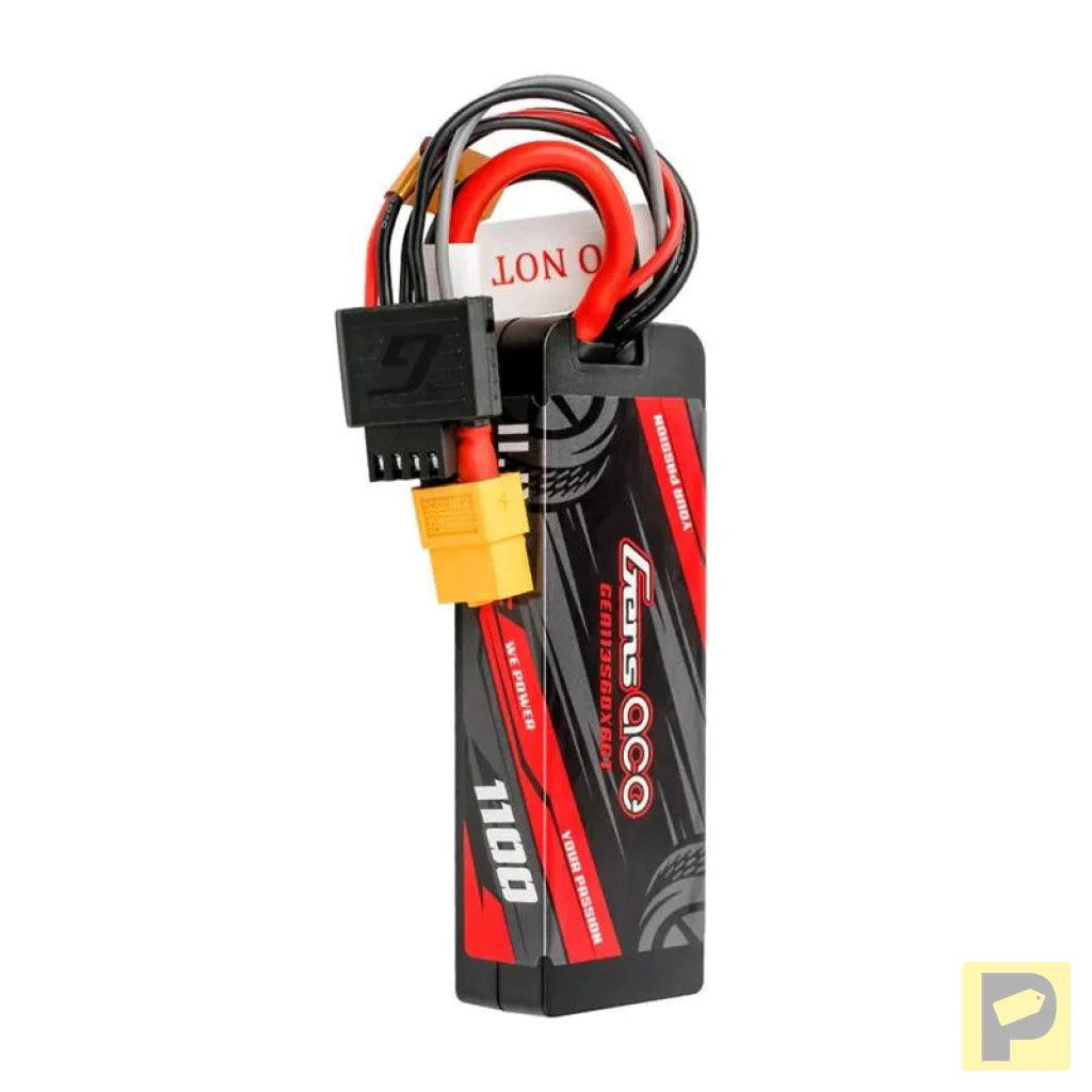 Lipo Gens ace G-Tech 1100mAh 11.1V 3S1P 60C GRP-76 Hardcase Battery with XT60 Plug