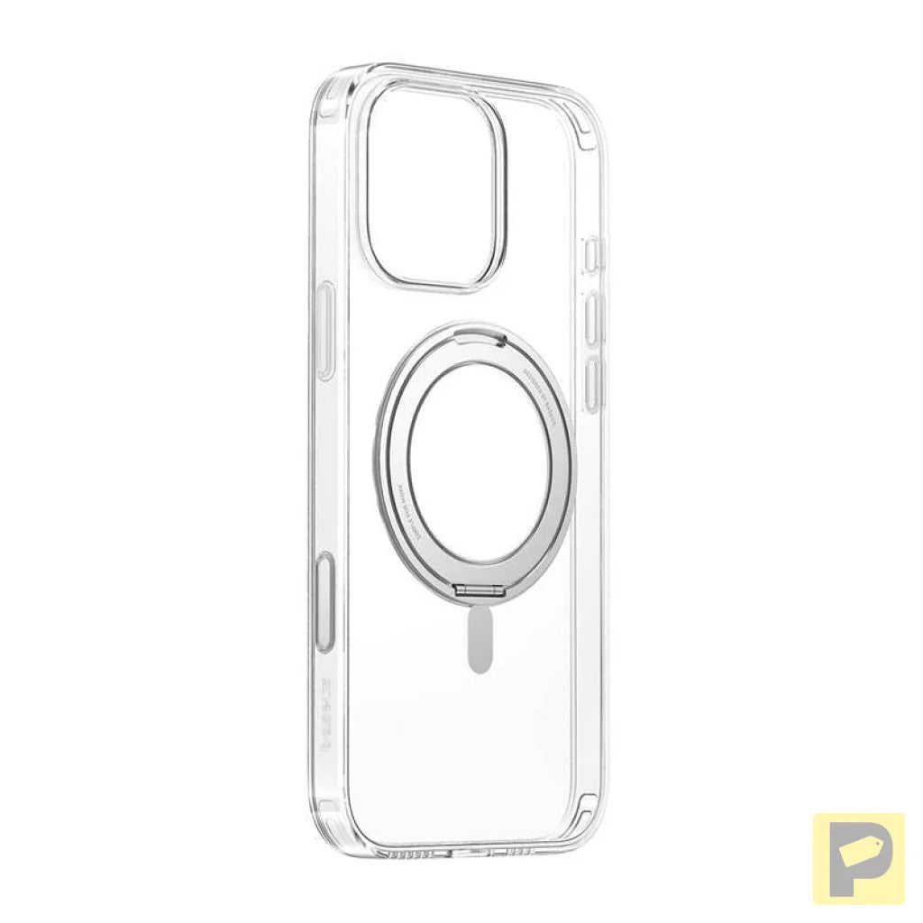 Magnetic case with stand Baseus SkyRing 360° iP16 Pro (transparent)