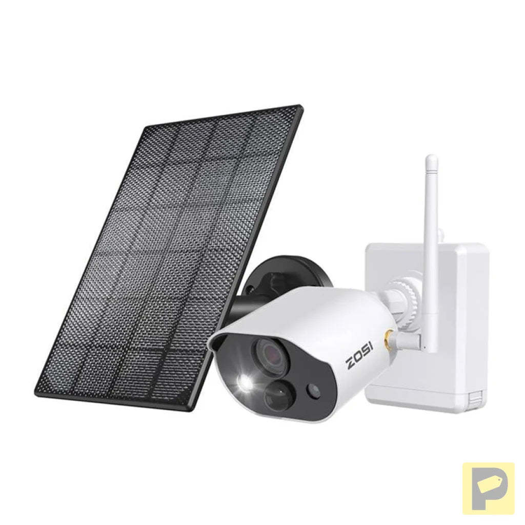Outdoor IP camera with solar panel ZOSI C306Pro WiFi 3MP IP66