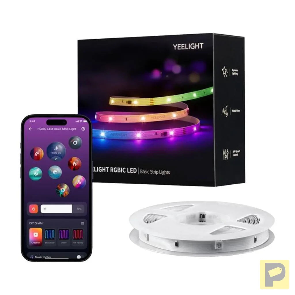 Pasek LED RGBIC Yeelight Led Basic Strip Lights 12m