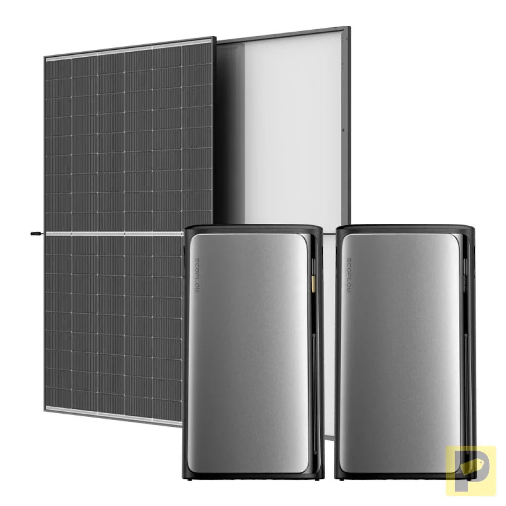 Photovoltaics with energy storage 3.84kWh EcoFlow STREAM Ultra 2K 2040W.