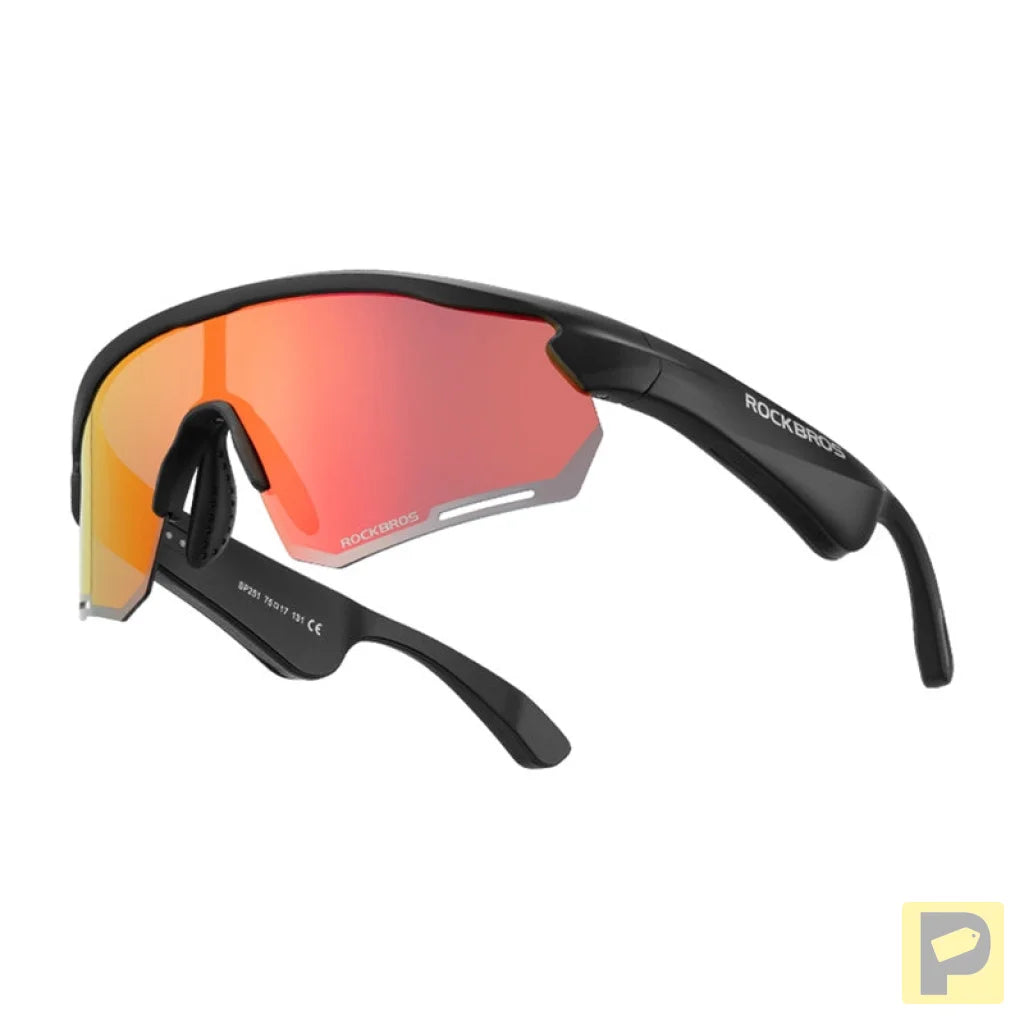 Rockbros SP251 Polarized Bluetooth Sunglasses (Mirrored)