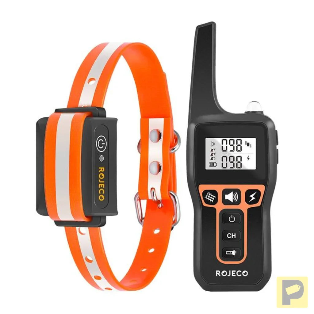 Rojeco 1000m electric bark collar PD529 (Orange)