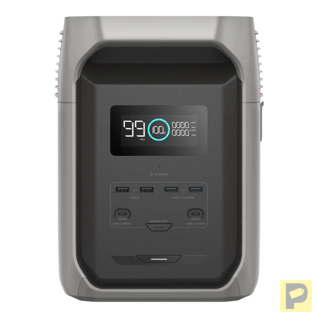 Set: EcoFlow Delta 3 1500 power station 2x 220W photovoltaic panel.