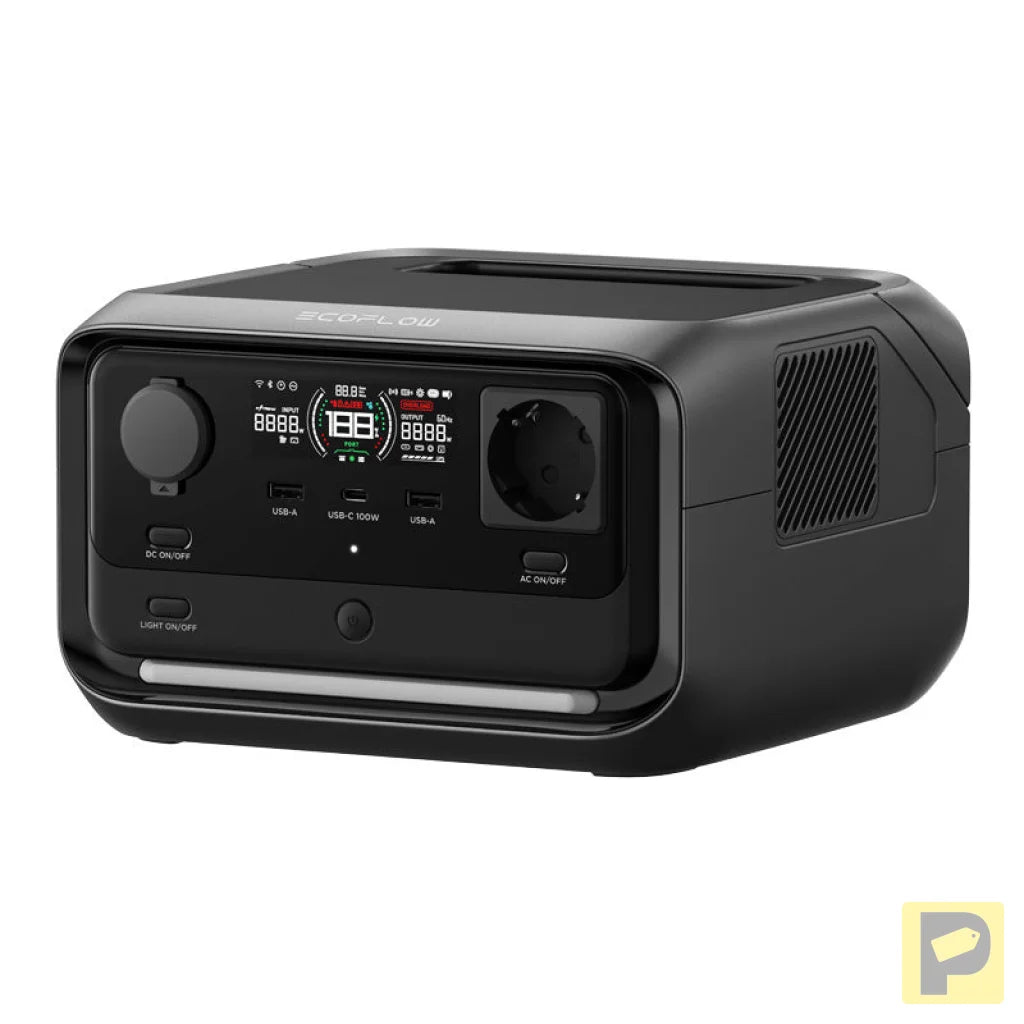 Set: EcoFlow River 3 Plus power station + 160W photovoltaic panel.