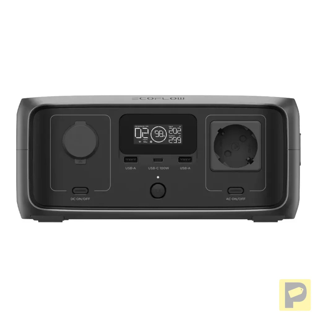 Set: EcoFlow River 3 UPS power station + 110W photovoltaic panel.