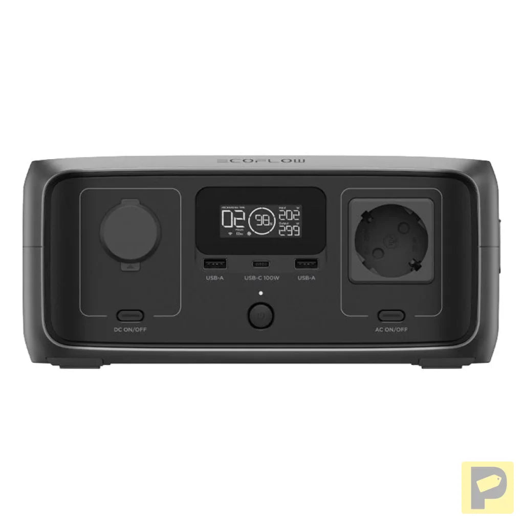 Set: EcoFlow RIVER 3 UPS Power Station + 45W Photovoltaic Panel.