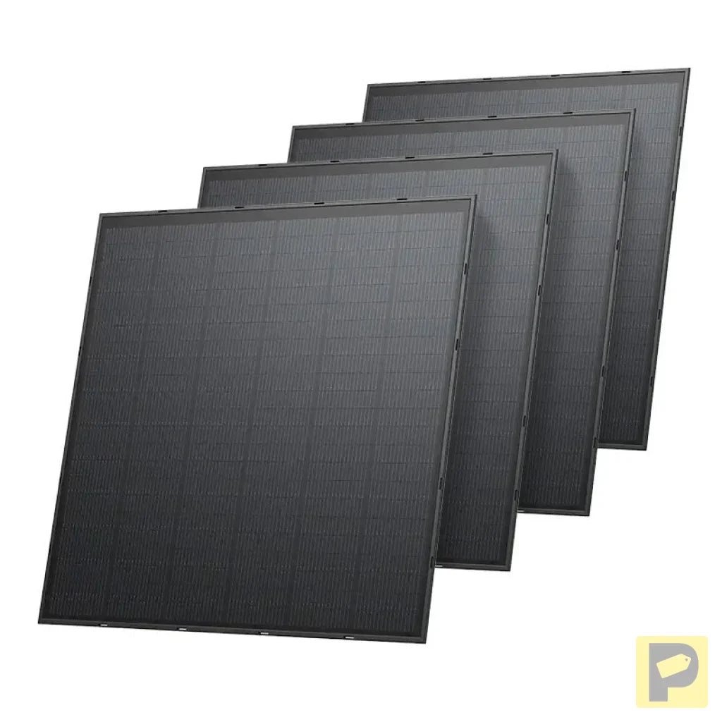 Set of 2x EcoFlow 250W photovoltaic panel Rigid design