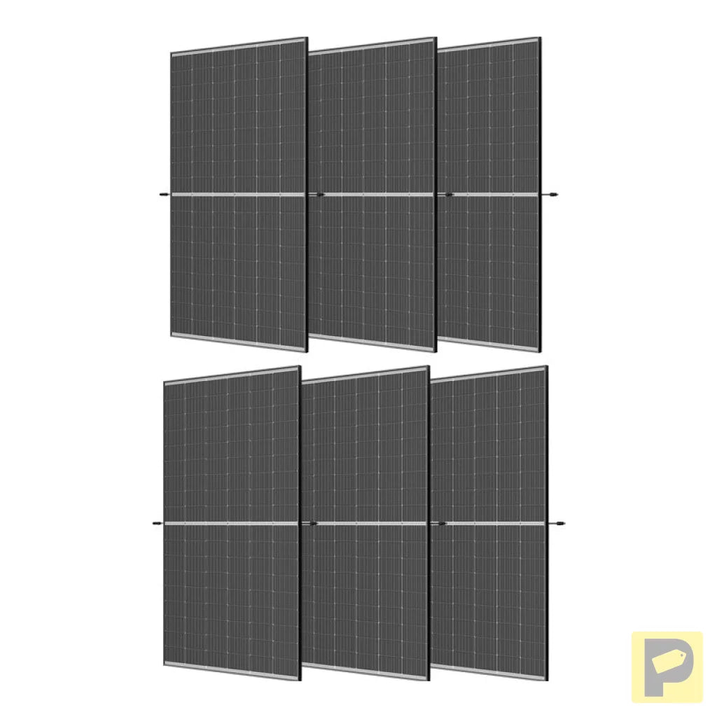 Set of 6x Trina 510W photovoltaic panel.