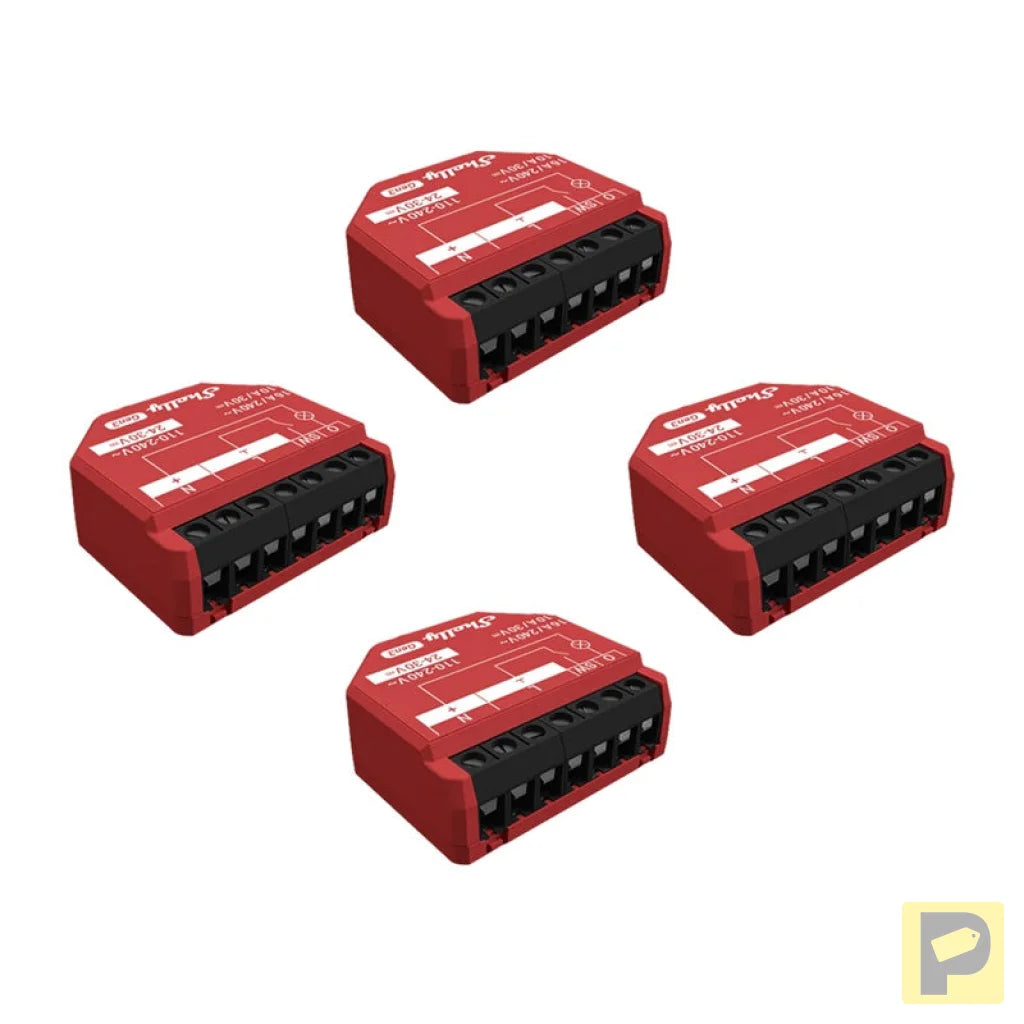 Shelly 1PM Gen3 Set of 4 Controller WiFi/Bluetooth