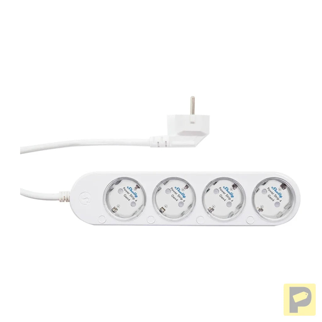 Smart 12A Shelly Power Strip 4 Gen4 Zigbee/Matter power strip