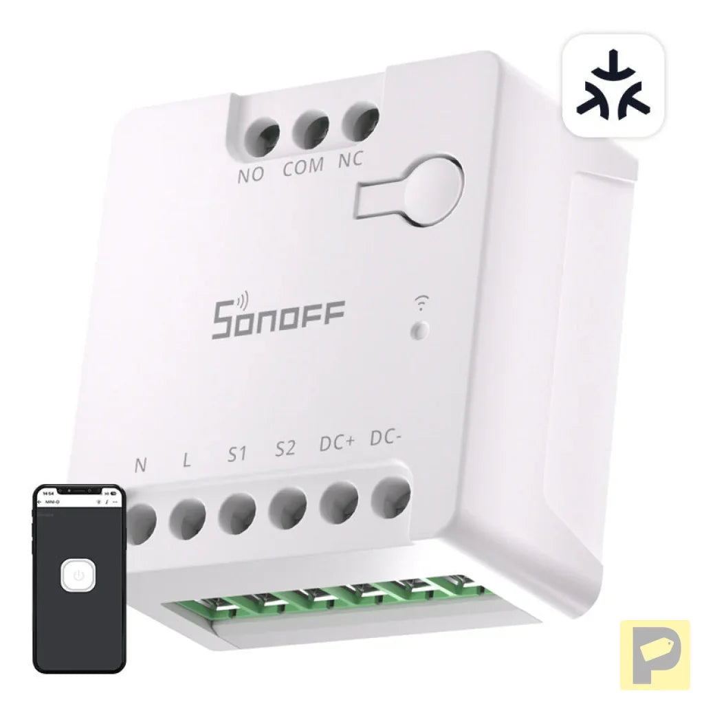 SONOFF MINI-D Smart WiFi Matter Switch (AC/DC 12-48V, dry contact)