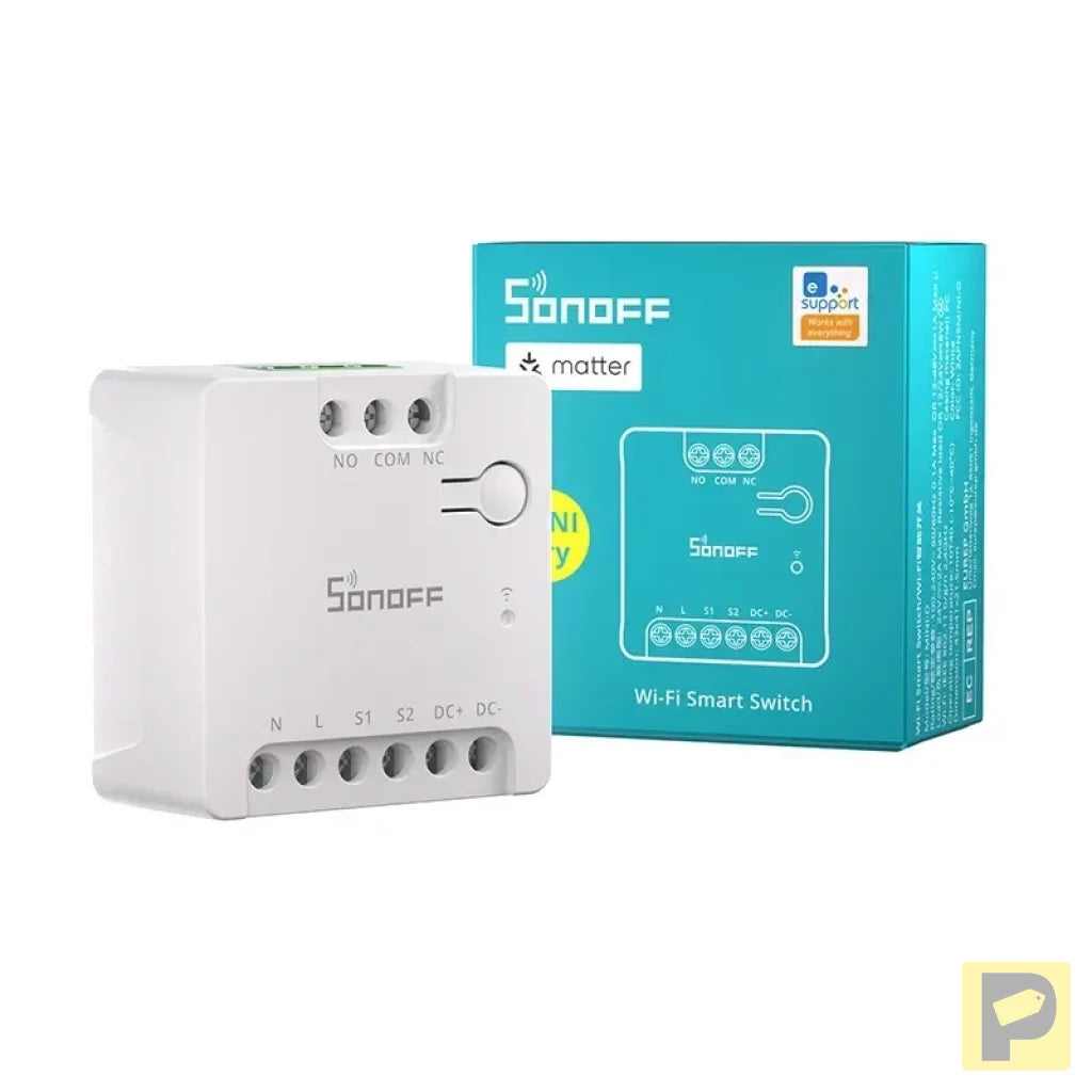 SONOFF MINI-D Smart WiFi Matter Switch (AC/DC 12-48V, dry contact)