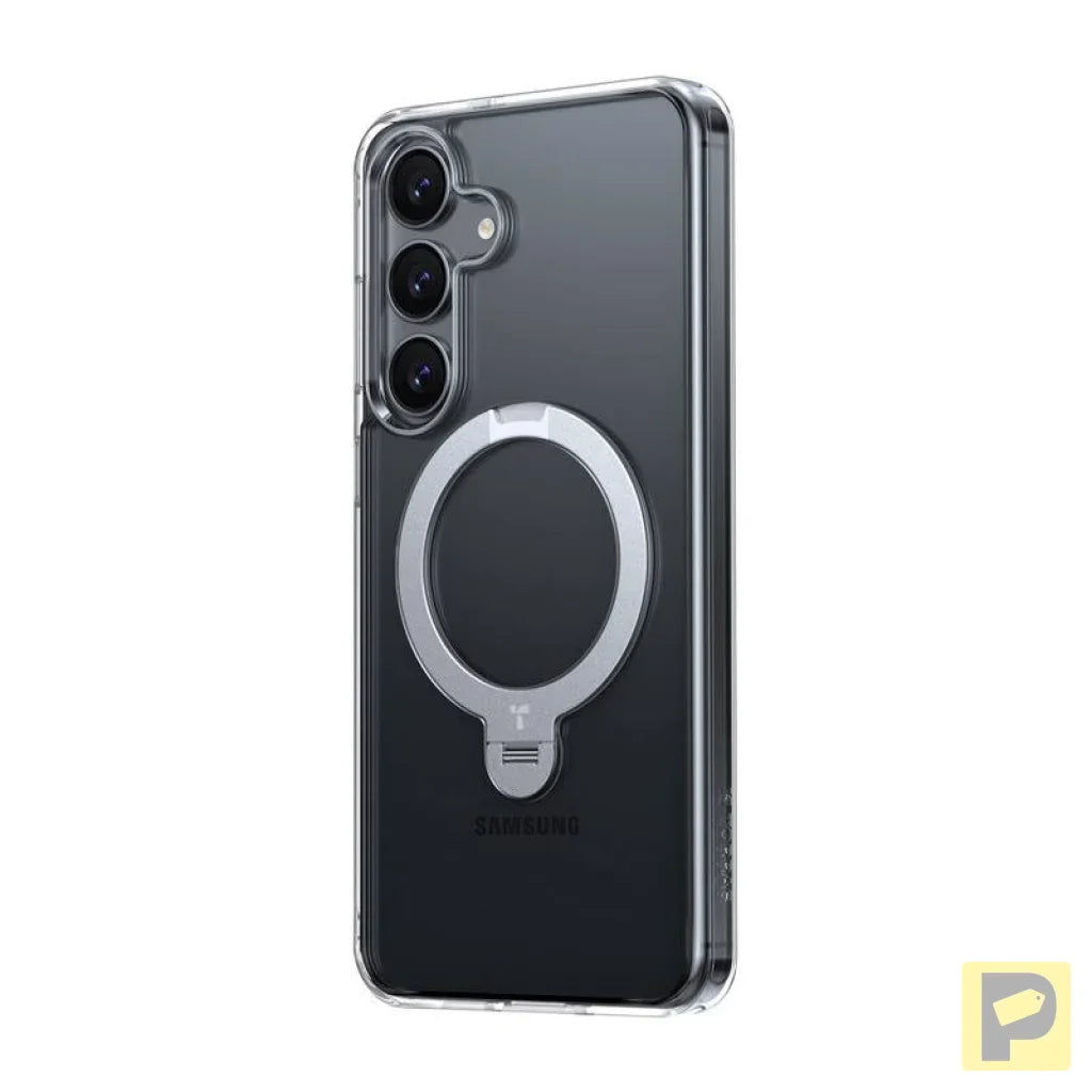 Torras Ostand Spin Series phone case for Samsung S25 (transparent)