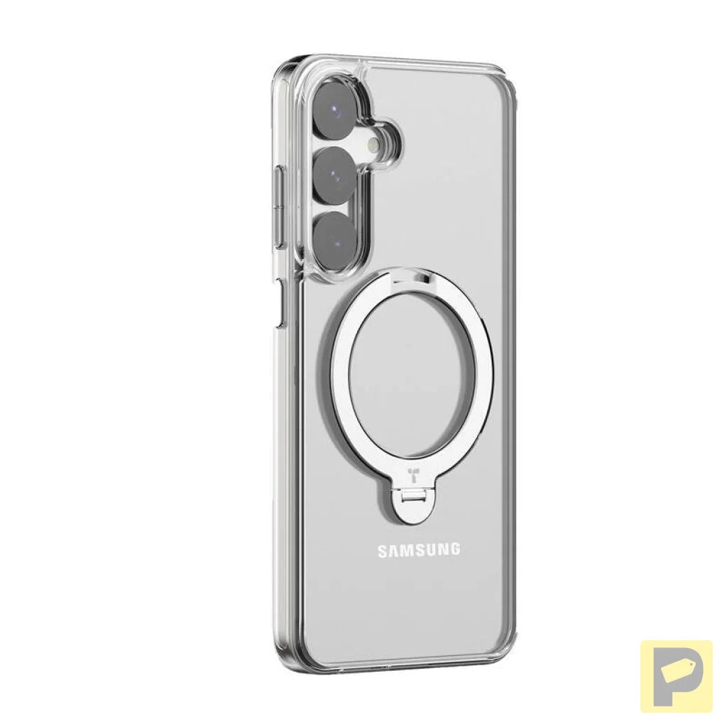 Torras Ostand Spin Series phone case for Samsung S25 (transparent)