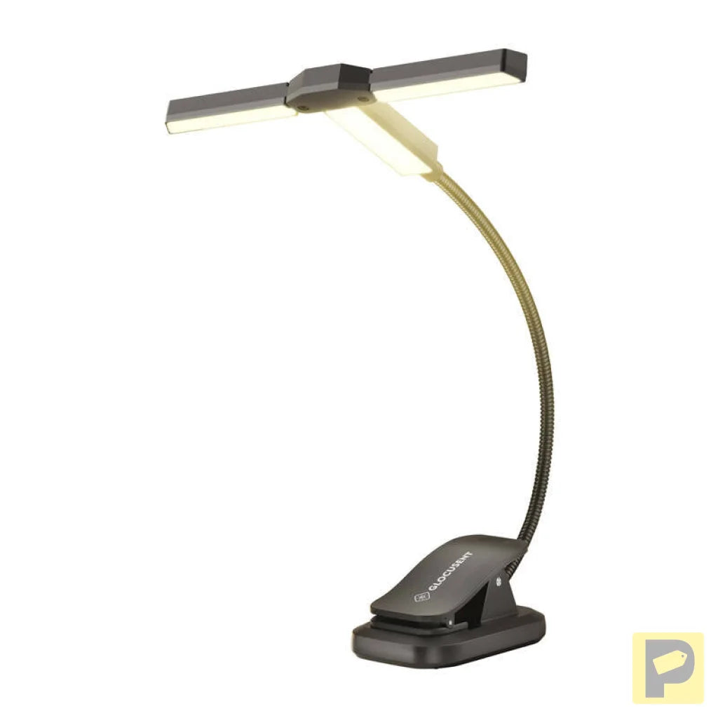 Tri-Head Book Light Glocusent GLCSNTA2302 USB-C 1000mAh Black