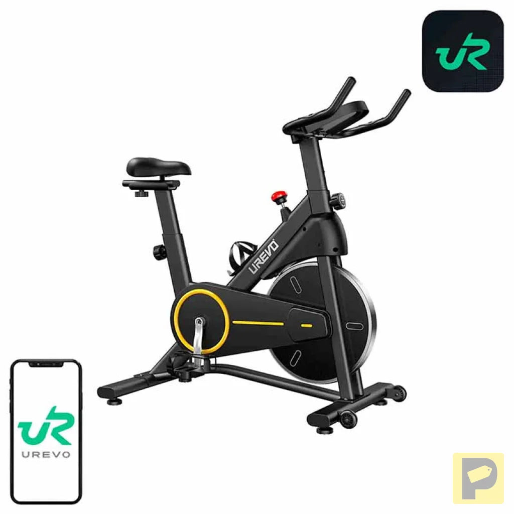UREVO T1 exercise bike (black and yellow)