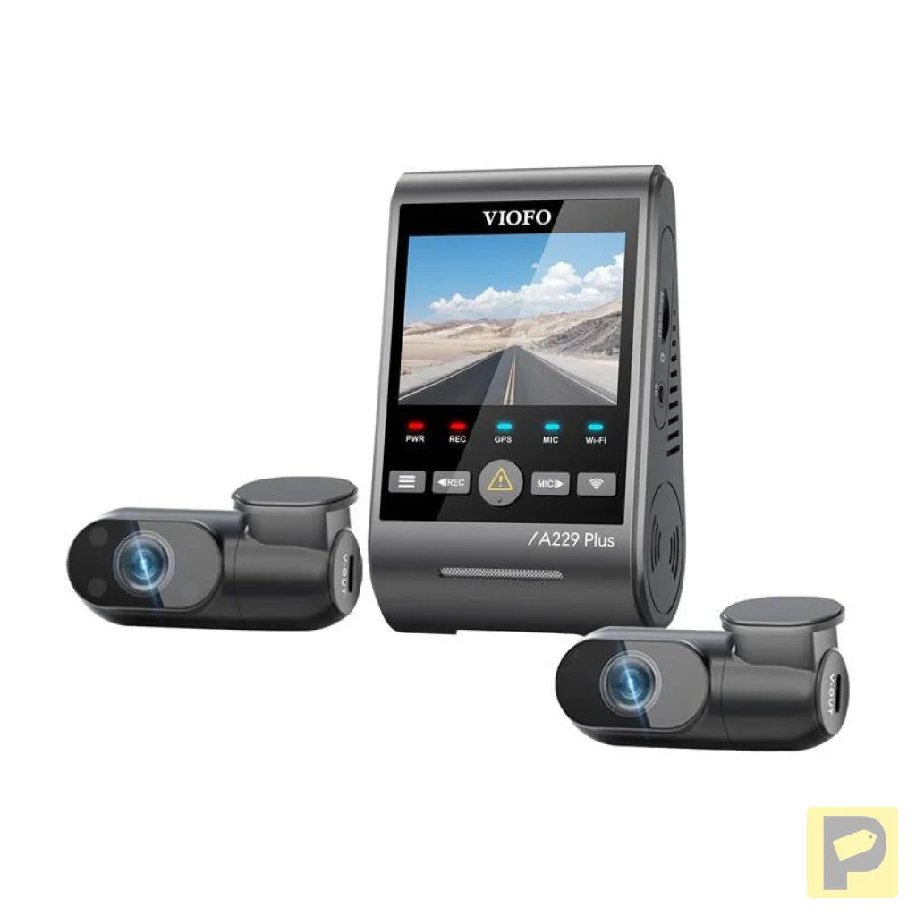 VIOFO A229 PLUS 3CH 2K + 1080p WiFi, GPS