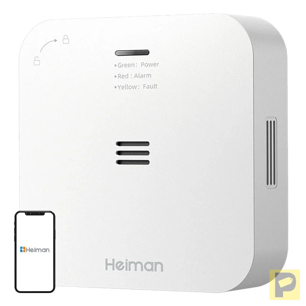 Wireless Alarm CO Heiman HM-720ES-W Interlinked