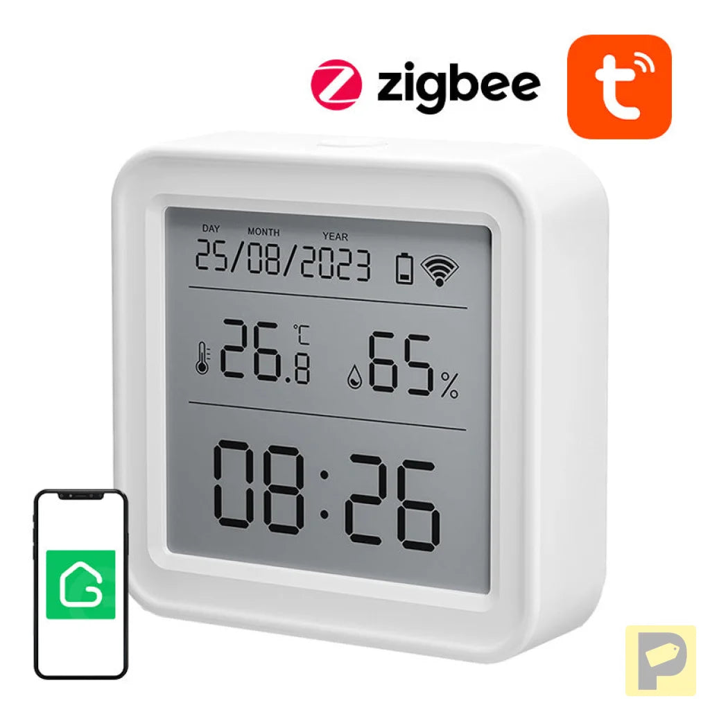 Zigbee Gosund ST17 LCD smart temperature and humidity sensor Tuya