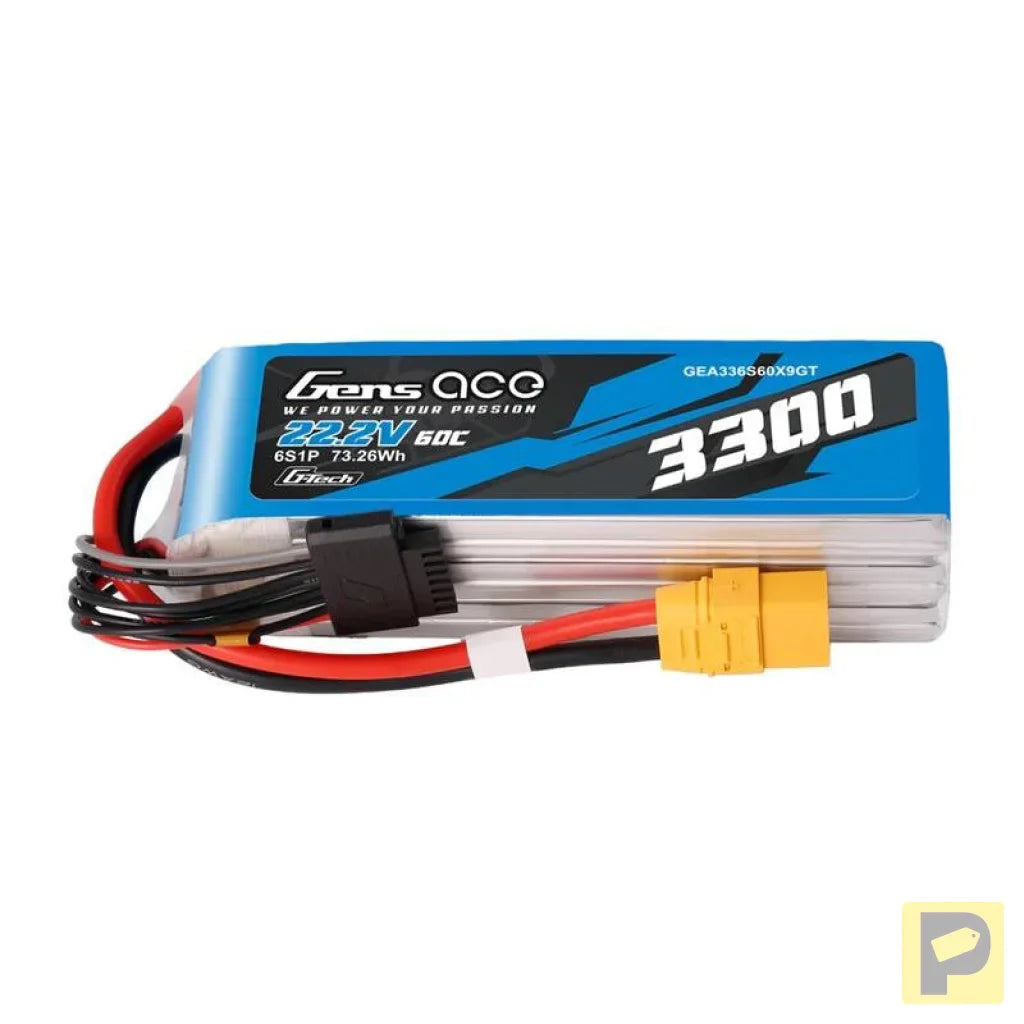 Accumulator Lipo Gens Ace G-Tech 3300mAh 22.2V 60C 6S1P XT90