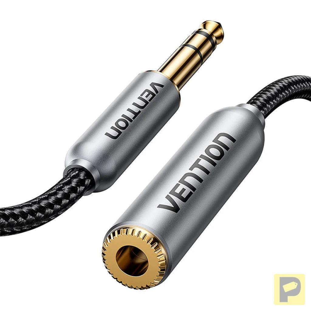 Audio cable 6.35mm male to female Vention 1m