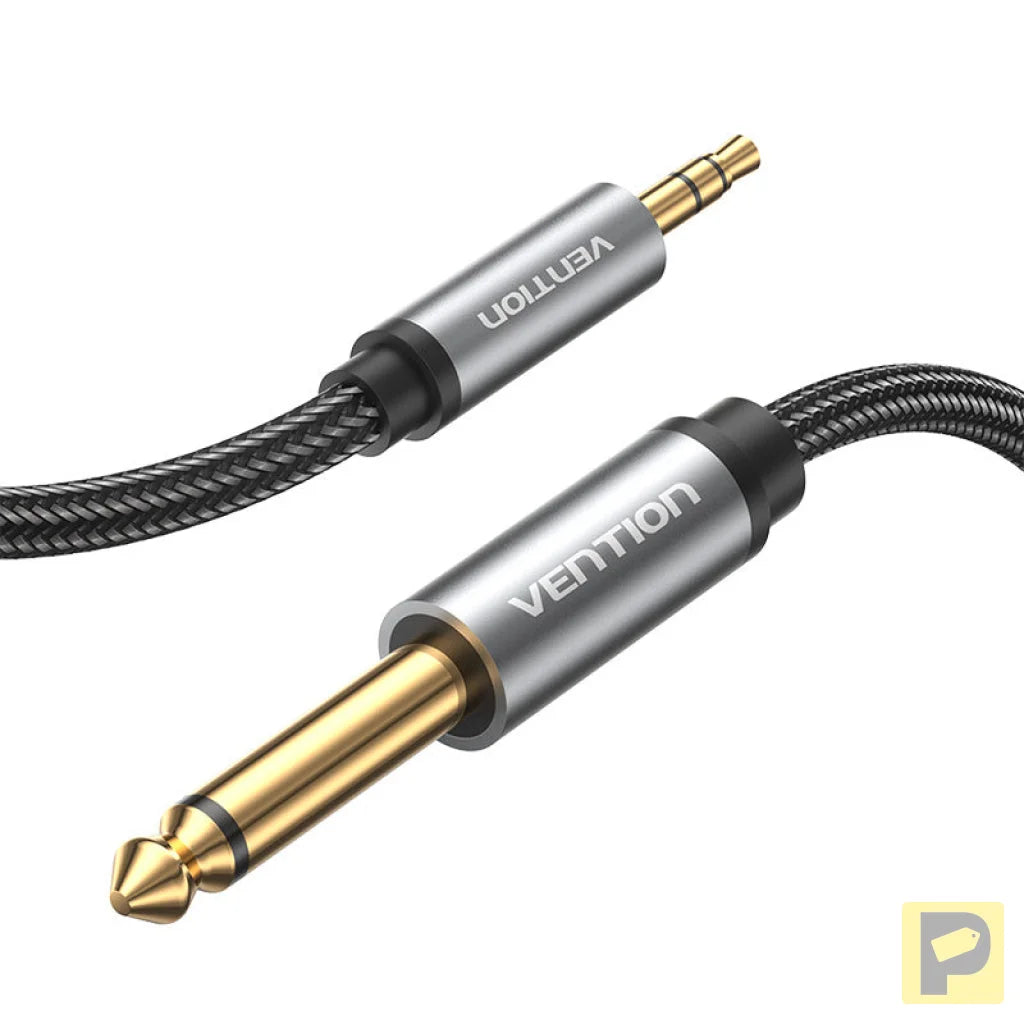 Audio cable mini jack 3.5mm male to jack 6.35mm male Vention BCYHL 10m