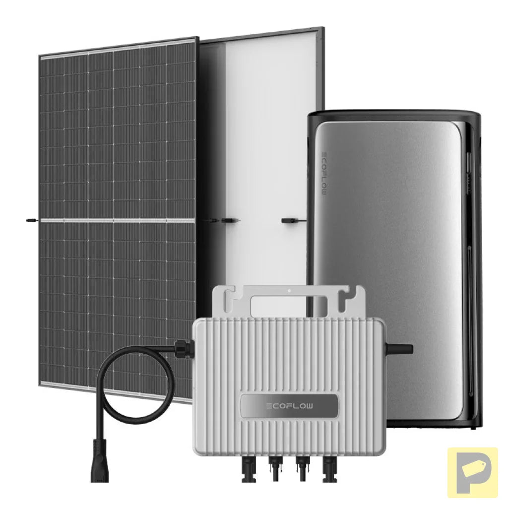 Balcony photovoltaic with energy storage 1.92kWh EcoFlow STREAM AC Pro 1020W.