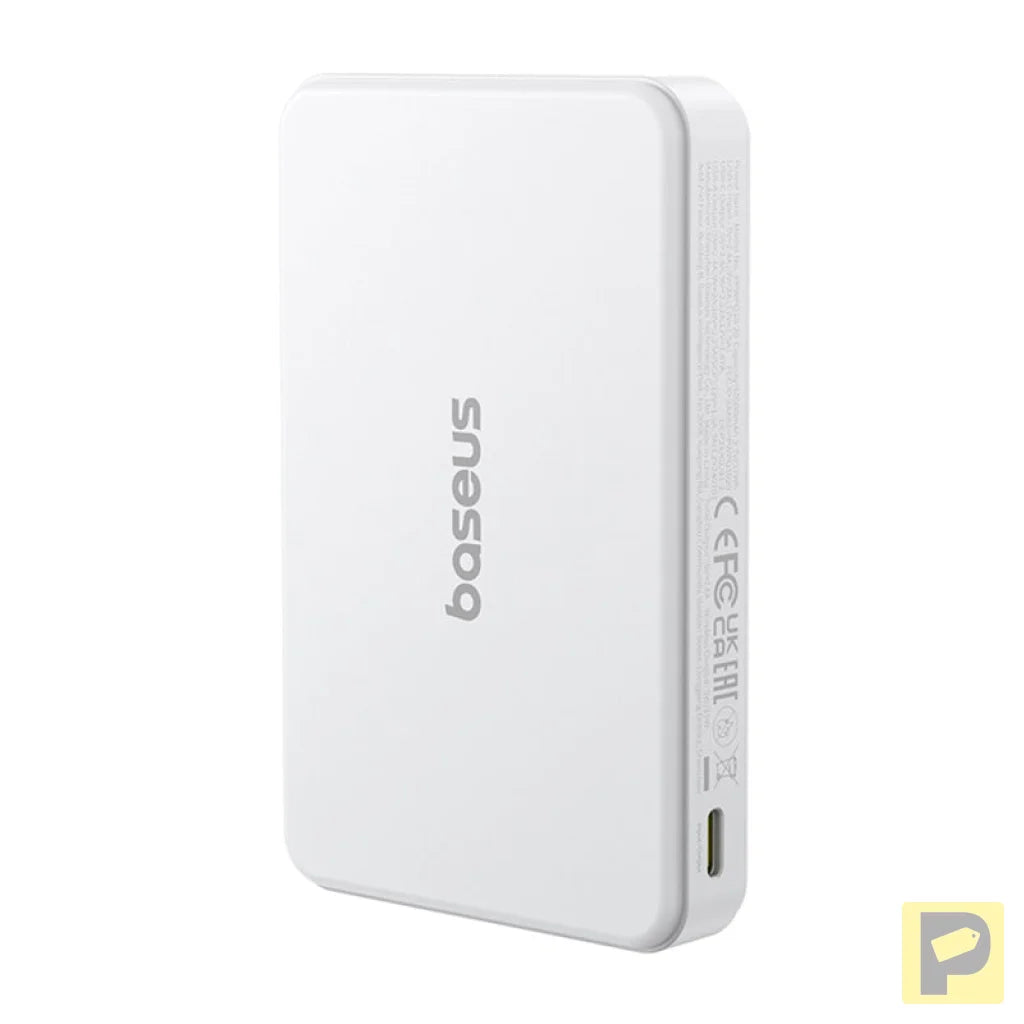 Baseus Airpow2 Qi2 magnetic powerbank 10000mAh 22.5W (white)