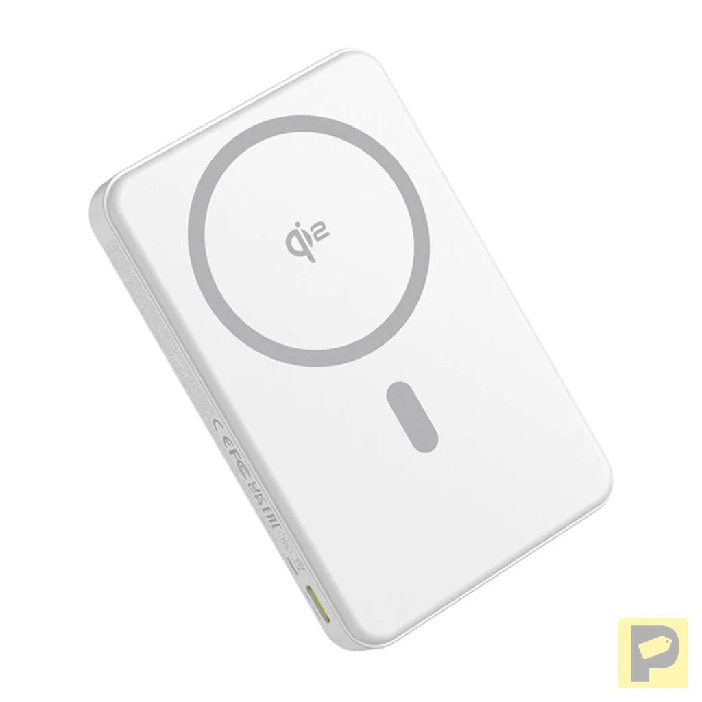 Baseus Airpow2 Qi2 magnetic powerbank 10000mAh 22.5W (white)