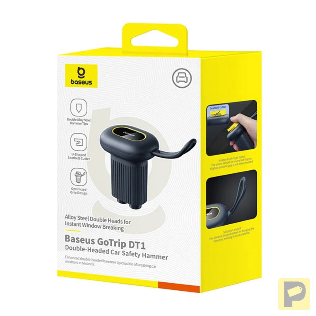 Baseus GoTrip DT1 Car Safety Hammer Black