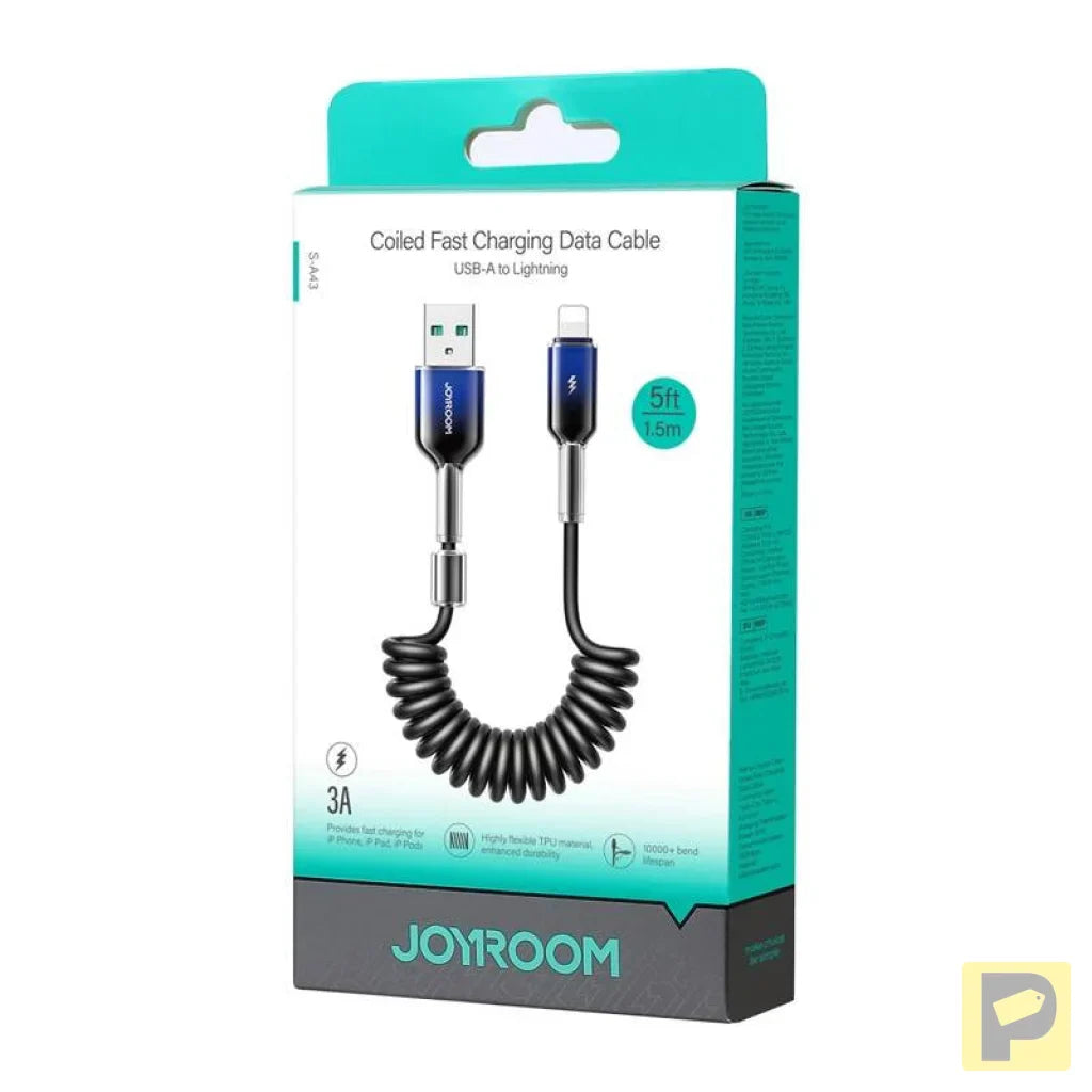 Cable USB-A Lightning Joyroom S-A43 1.5m (black)